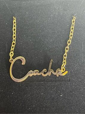Coachie Gold Custom Necklace